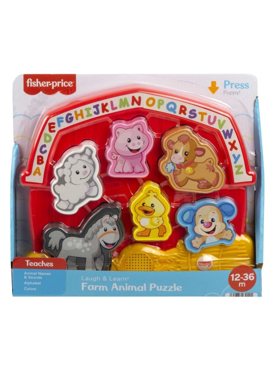 Toys Fisher Price Games & Puzzles | Laugh And Learn Farm Animal Puzzle