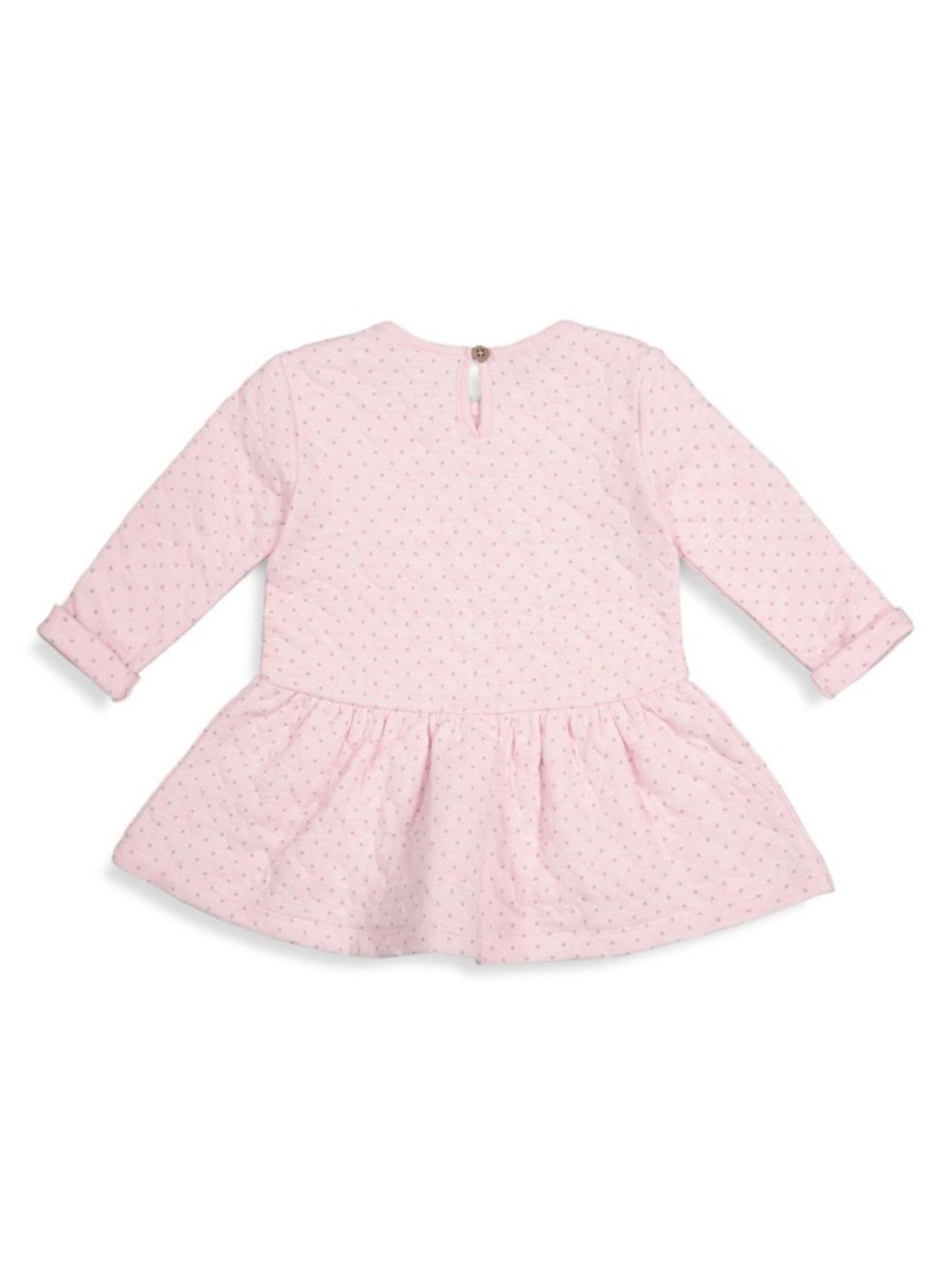 Kids & Baby Anko | Baby Girl'S Heart-Quilted Dot-Print Dress