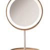 Home Living Anko Bathroom Storage & Accessories | Bamboo Led Beauty Mirror