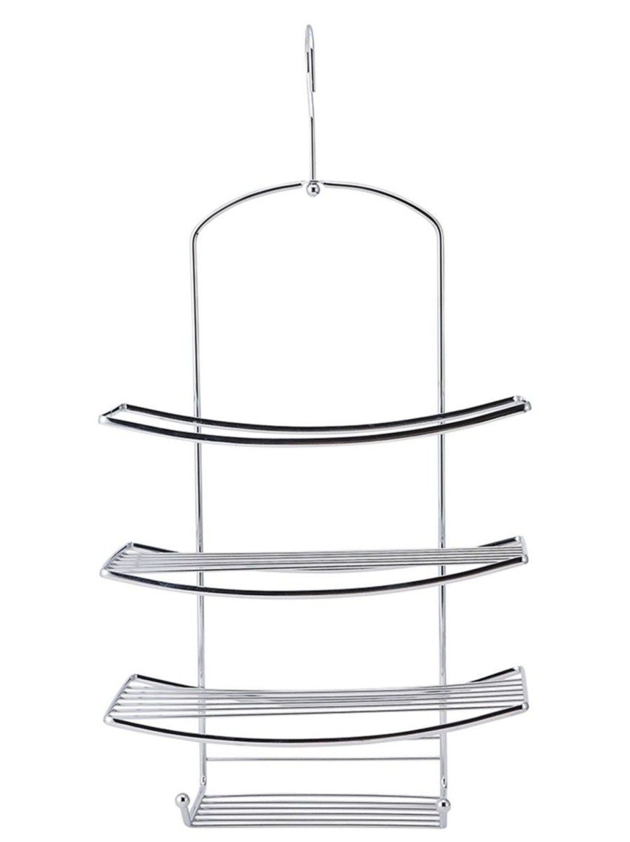 Home Living Anko Bathroom Storage & Accessories | 3-Tier Chrome Shower Caddy