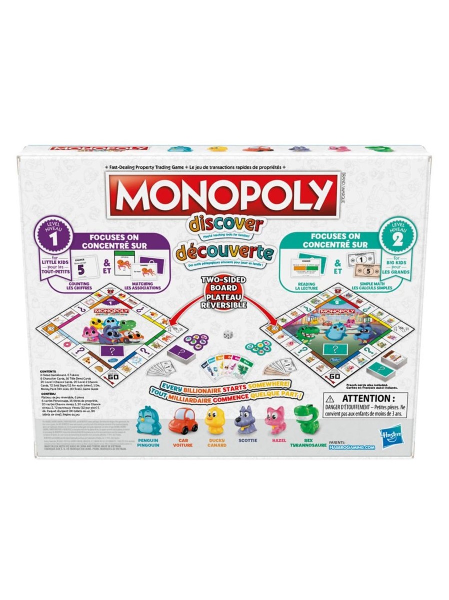 Toys Hasbro Games & Puzzles | Monopoly Discover Board Game