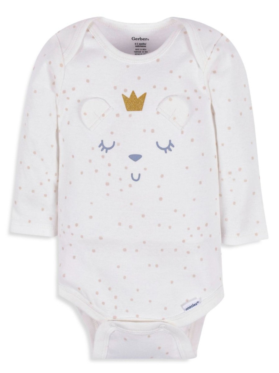 Kids & Baby Gerber | Baby Girl'S 3-Pack Bear Fairy Onesies Bodysuits