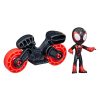 Toys Spider-Man Action Figures | Miles Morales Spider-Man Figure With Motorcycle