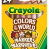 Toys Crayola Arts & Crafts | Colors Of The World Skintone Broad Line Markers