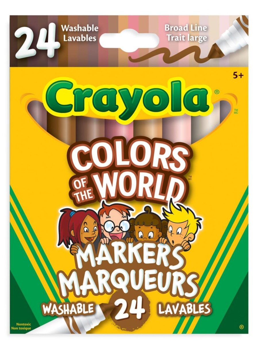 Toys Crayola Arts & Crafts | Colors Of The World Skintone Broad Line Markers