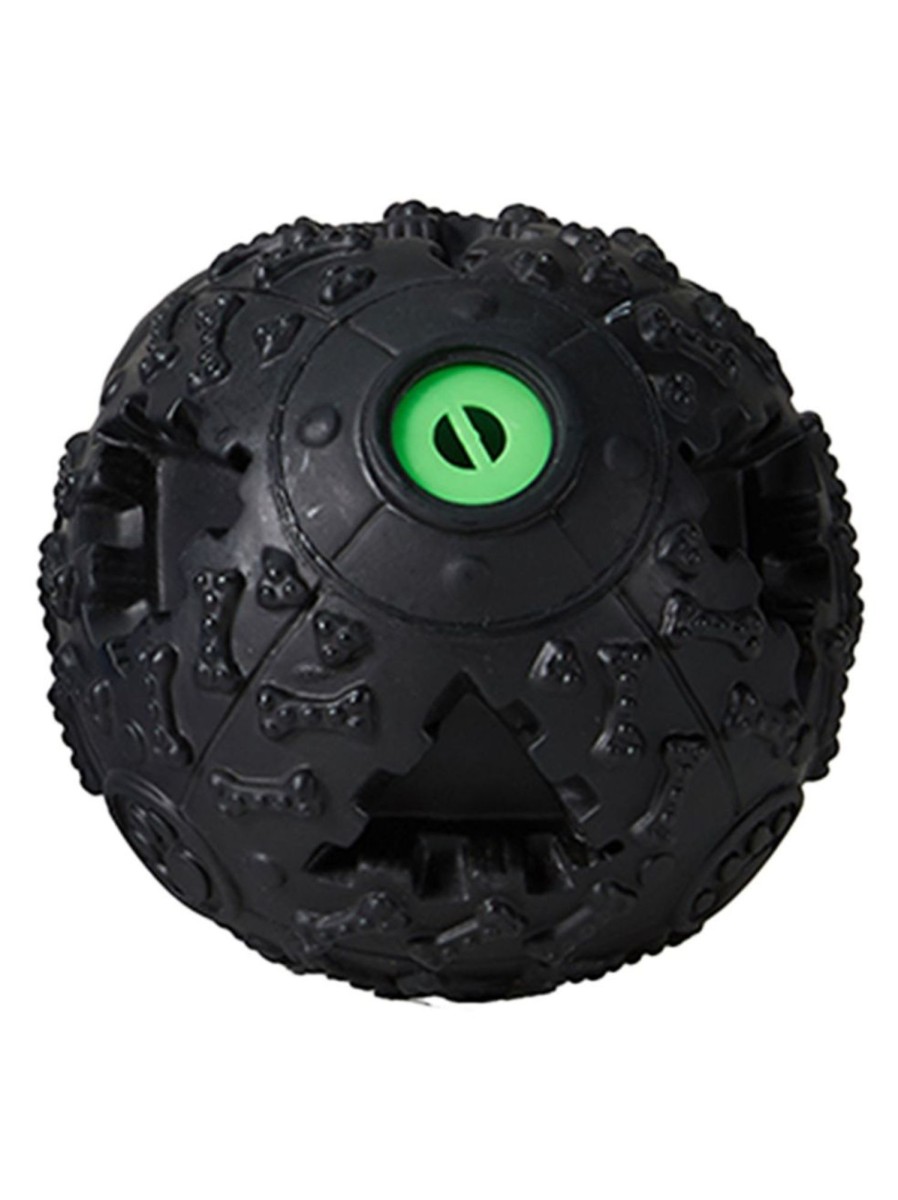 Pets Anko | Noise Treat Ball Dog Toy - Black