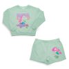 Kids & Baby Ariel | Girl'S Disney Dreamer Ariel 2-Piece Sweatshirt And Shorts Set