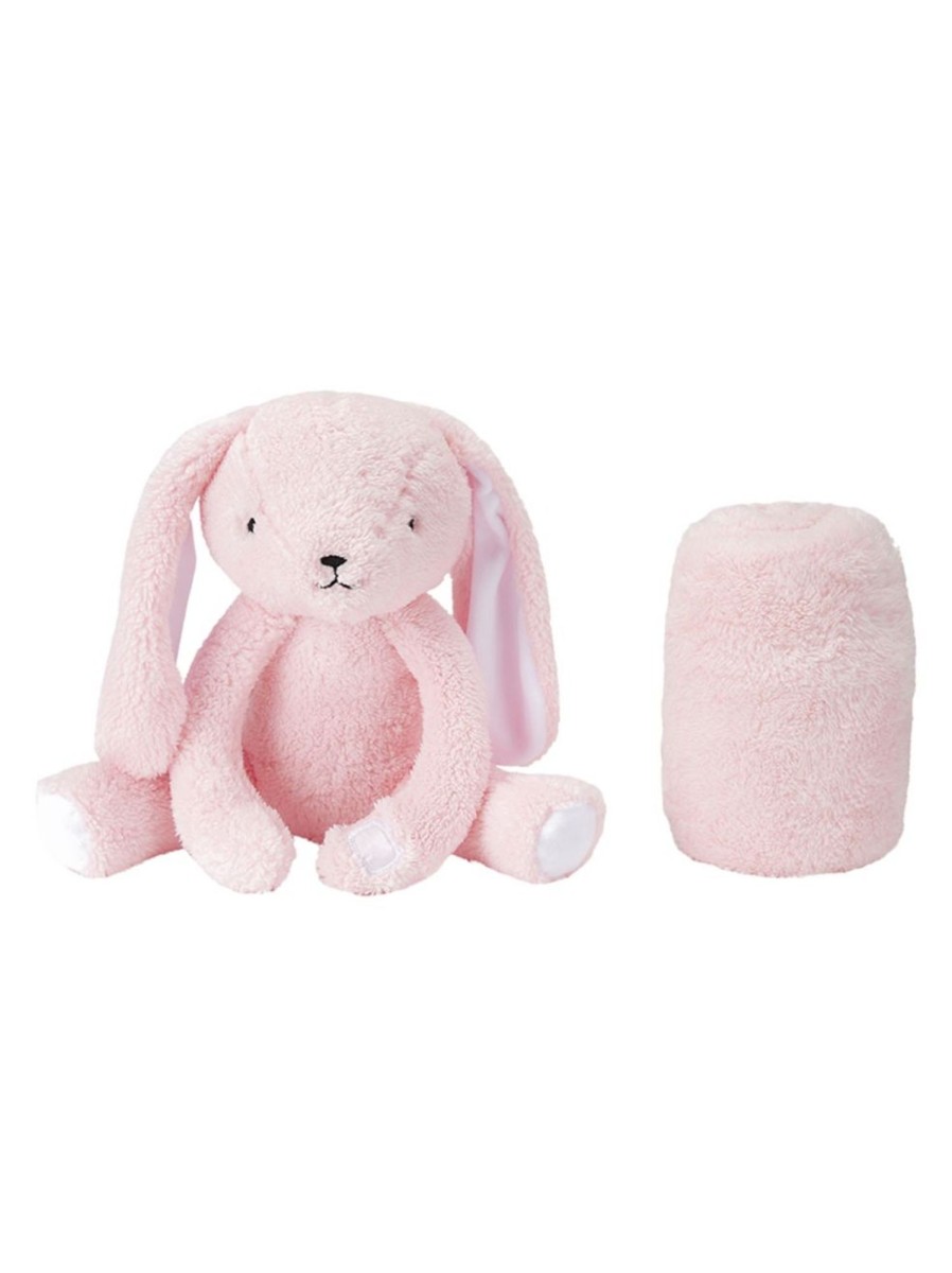 Kids & Baby Anko Sleep Sacks & Swaddles | 2-Piece Bunny Stuffie Toy And Blanket Set