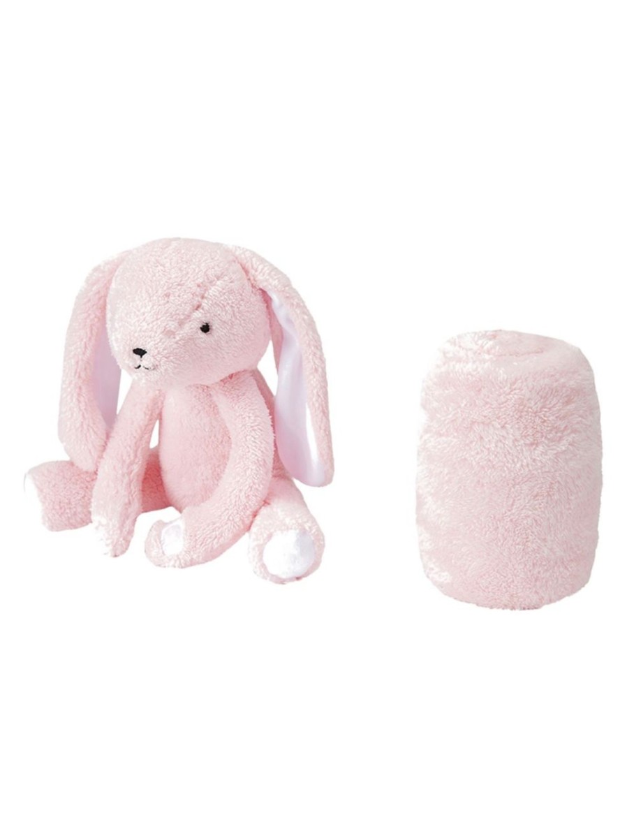 Kids & Baby Anko Sleep Sacks & Swaddles | 2-Piece Bunny Stuffie Toy And Blanket Set