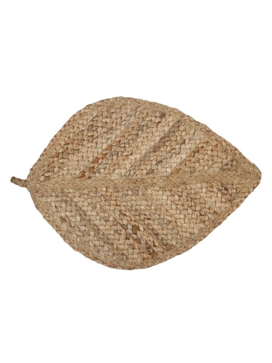 Home Living Anko Linens & Tea Towels | Woven Jute 2-Piece Leaf Placemat Set