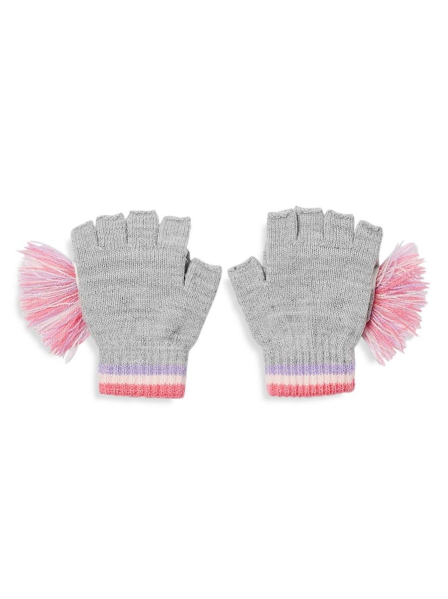 Kids & Baby Anko Girls | Kid'S Unicorn Convertible Fingerless Gloves