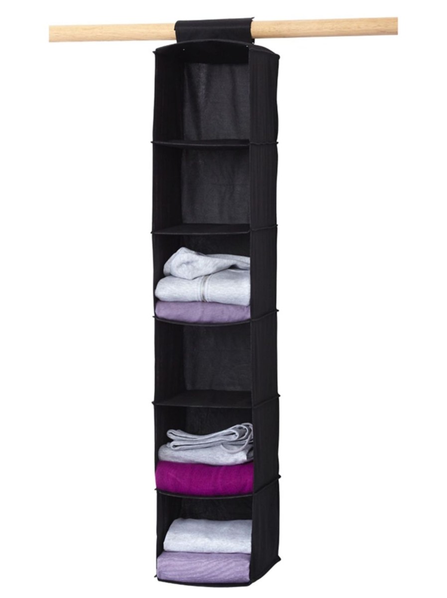 Home Living Anko Closet Storage | 6-Shelf Clothes Hanging Organizer