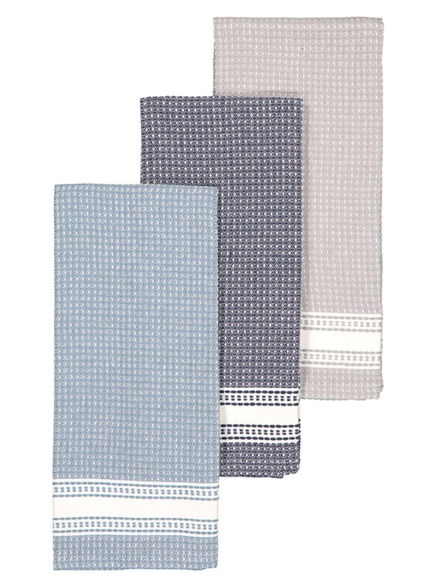 Home Living Anko Linens & Tea Towels | 3-Piece Chambray Tea Towel Set