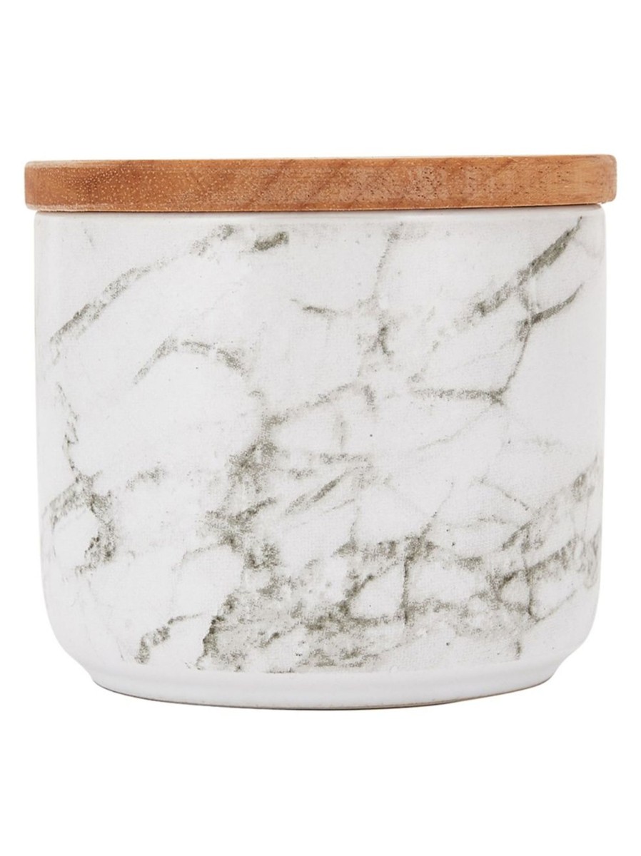 Home Living Anko Utensils & Organization | Small Marble-Look Canister