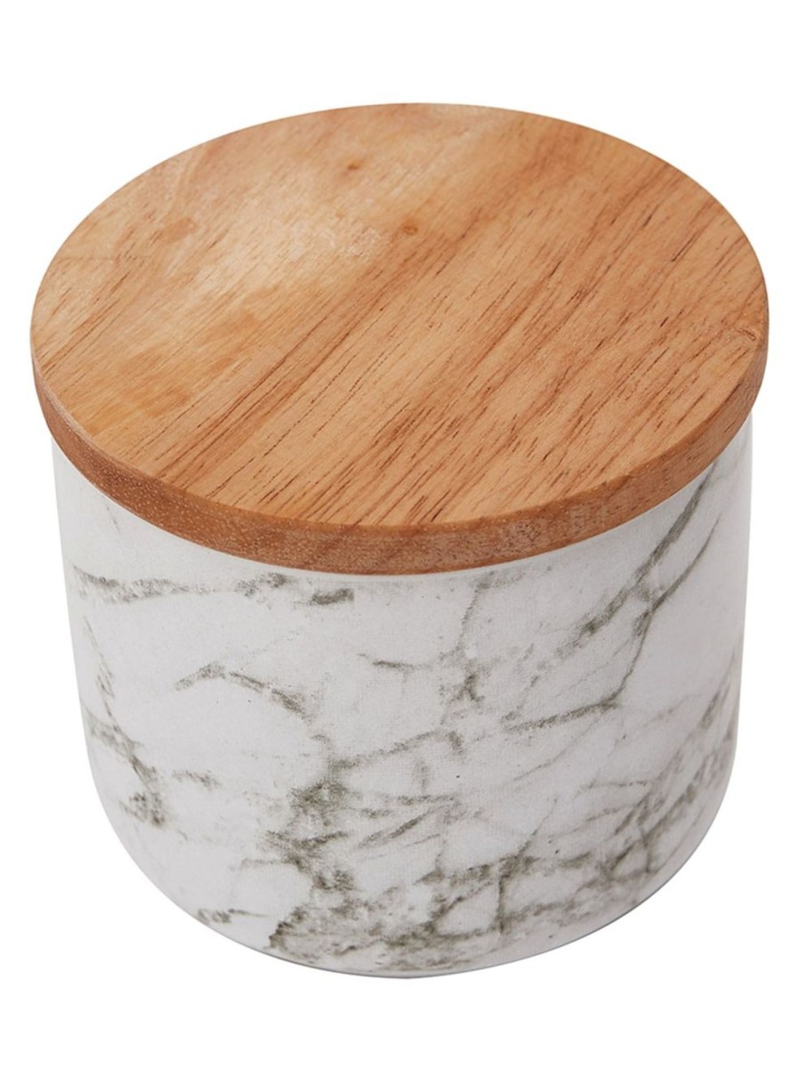 Home Living Anko Utensils & Organization | Small Marble-Look Canister