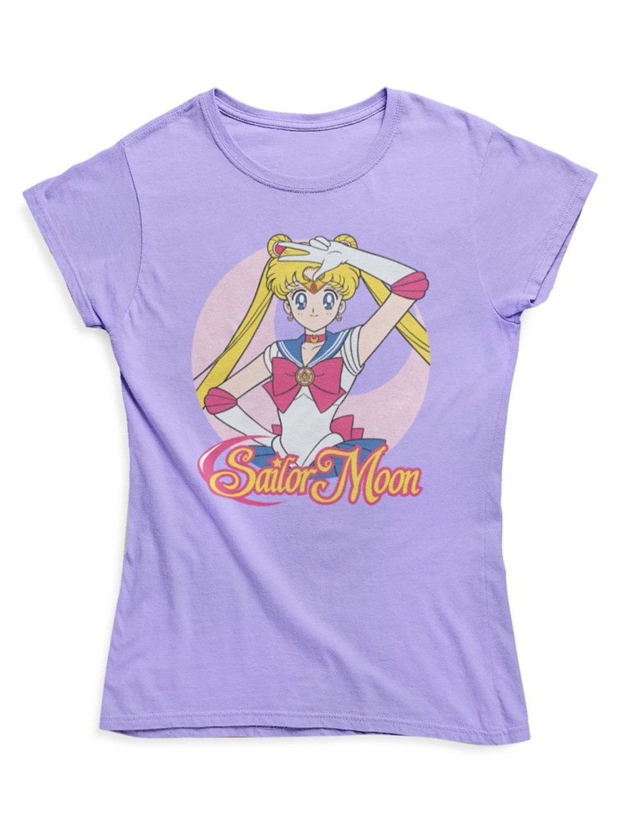 Kids & Baby Sailor Moon | Girl'S Sailor Moon Cap-Sleeve T-Shirt