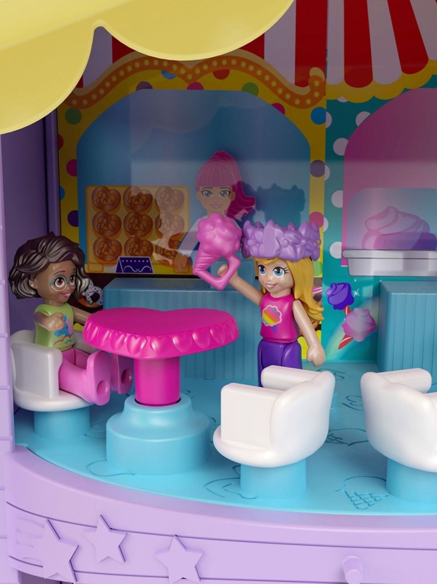 Toys Polly Pocket Pretend Play & Dress Up | Rainbow Funland Theme Park