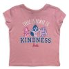 Kids & Baby Barbie | Little Girl'S Short Sleeve Barbie There Is Power In Kindness T-Shirt