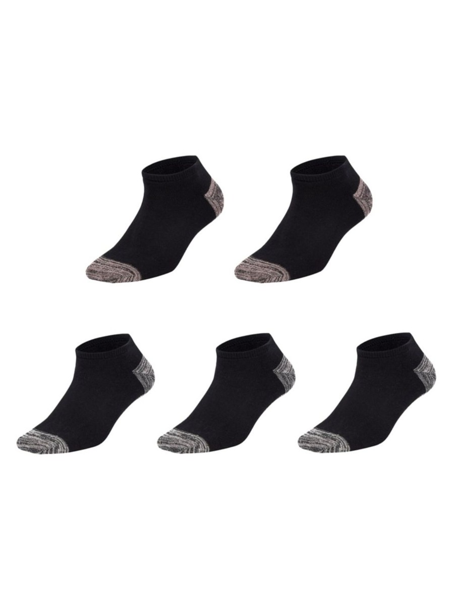 Men & Women Anko Socks | Women'S 5-Pair Full Terry Low-Cut Socks