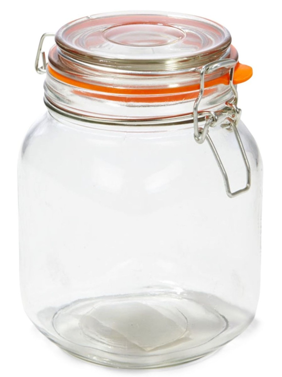 Home Living Anko Utensils & Organization | 1L Clip Lid Glass Jar