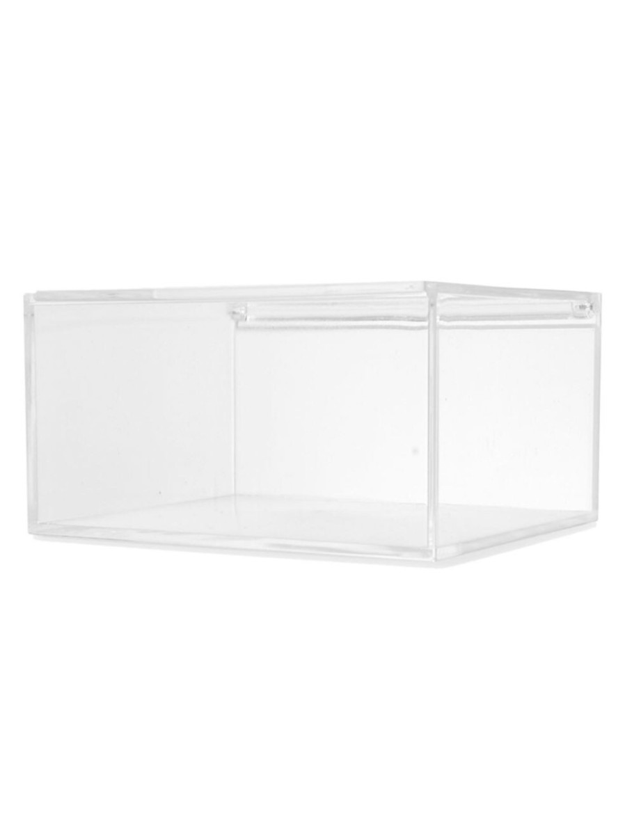 Home Living Anko Bathroom Storage & Accessories | 3-Piece Clear Storage Boxes Set