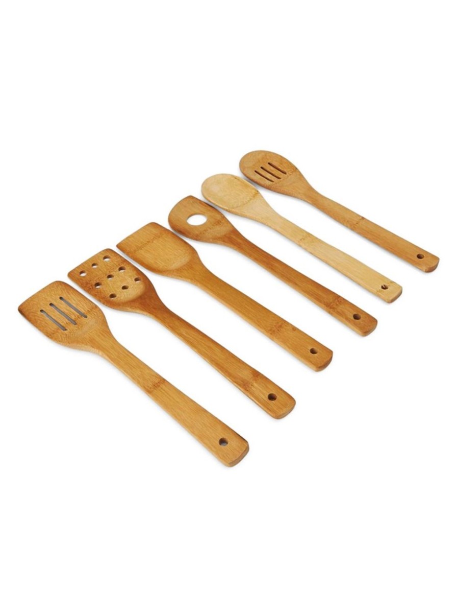 Home Living Anko Utensils & Organization | 6-Piece Bamboo Utensils Set