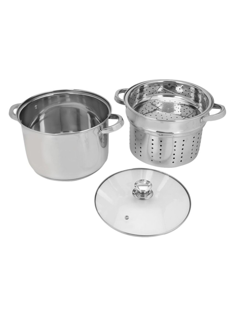 Home Living Anko Cookware | 4-Piece Stainless Steel Multi-Cooker Set