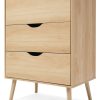 Home Living Anko Living Room Furniture | Oak-Look Chest Of Drawers