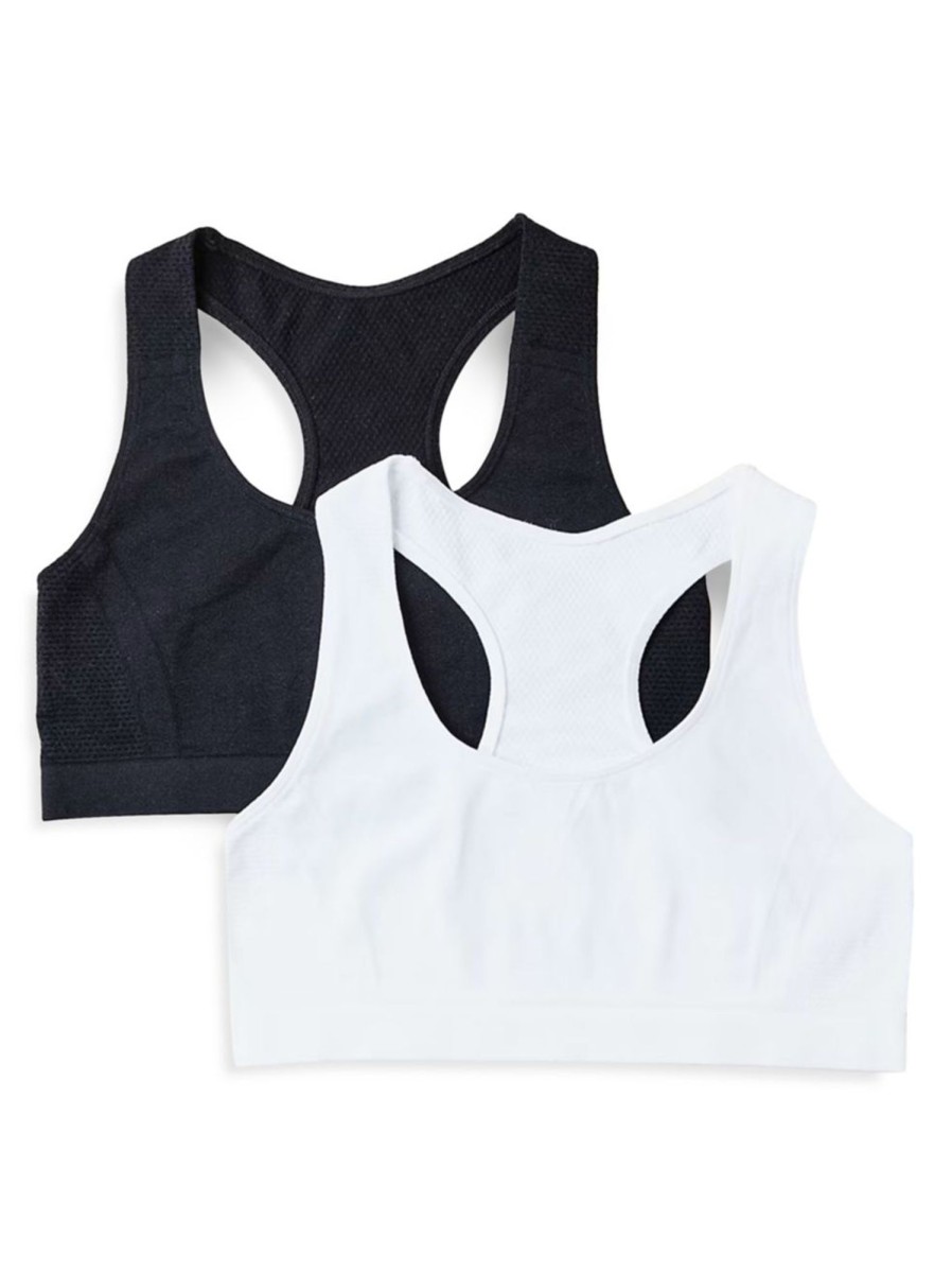 Kids & Baby Anko Girls | Girl'S 2-Pack Seam-Free Sports Bras