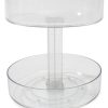 Home Living Anko Bathroom Storage & Accessories | 2-Tier Clear Round Turntable