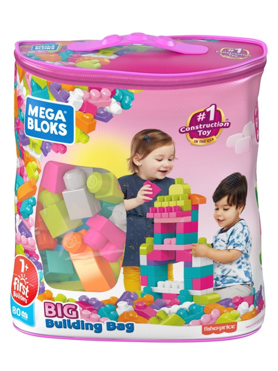 Toys Mega Bloks Building Blocks & Sets | Mega Bloks First Builders Big Building Bag