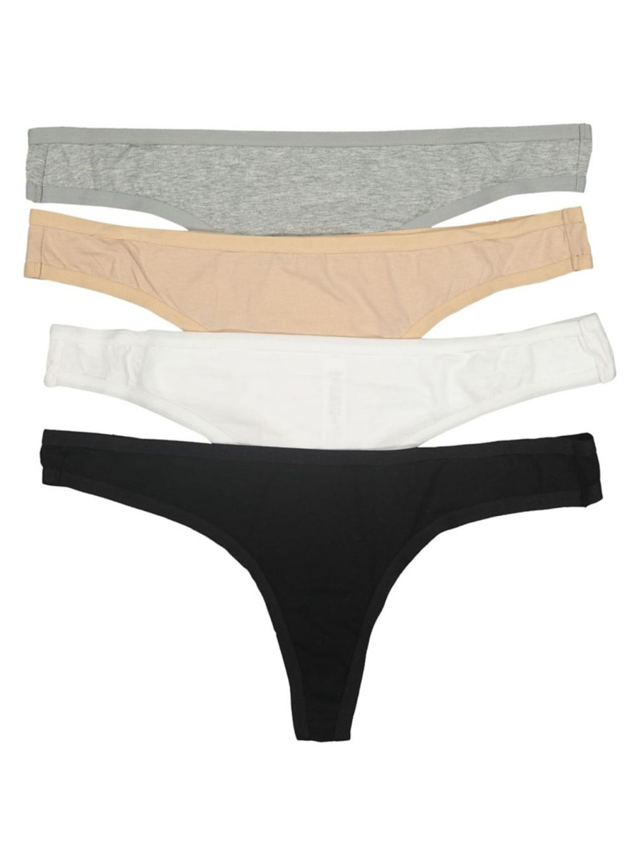 Men & Women Anko Intimates | 4-Pack G-String Thongs