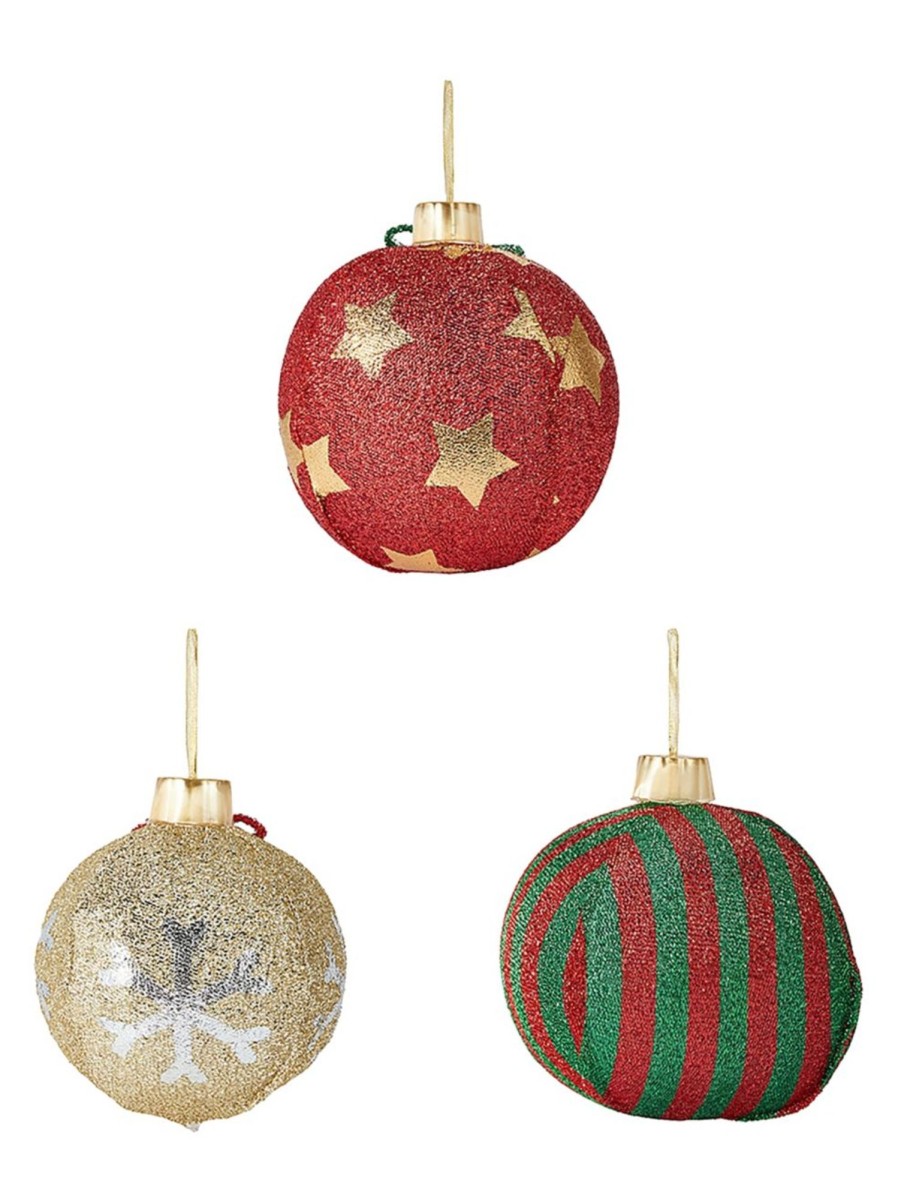 Home Living Anko Decorative Accents | 3 Pack Christmas Inflatable Bauble Decoration