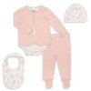 Kids & Baby Anko | Baby Girl'S 5-Piece Botanical-Print Starter Set