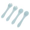 Kids & Baby Anko Nursing & Feeding | 4-Piece Silicone Spoon & Fork Set