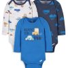 Kids & Baby Gerber | Baby Boy'S 3-Pack Cars Onesies Bodysuits