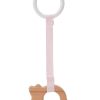 Kids & Baby Anko Nursing & Feeding | Rabbit Wooden Teether Stroller Toy