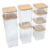 Home Living Anko Utensils & Organization | 8-Piece Bamboo Lid Food Storage Set