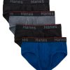 Men & Women Hanes Underwear & Socks | Total Support 4-Piece Pouch Briefs Set