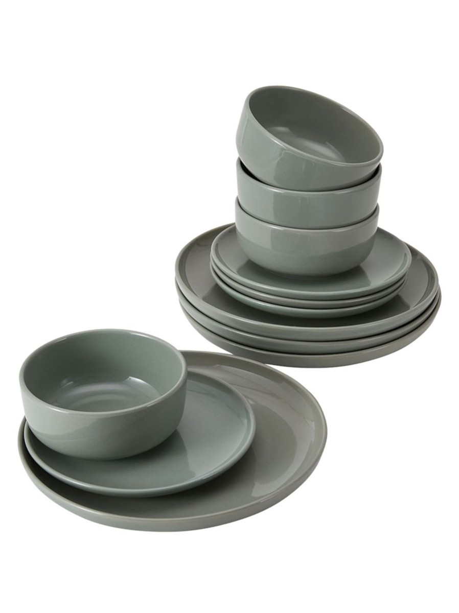 Home Living Anko Dinnerware | 12-Piece Stoneware Dinner Set