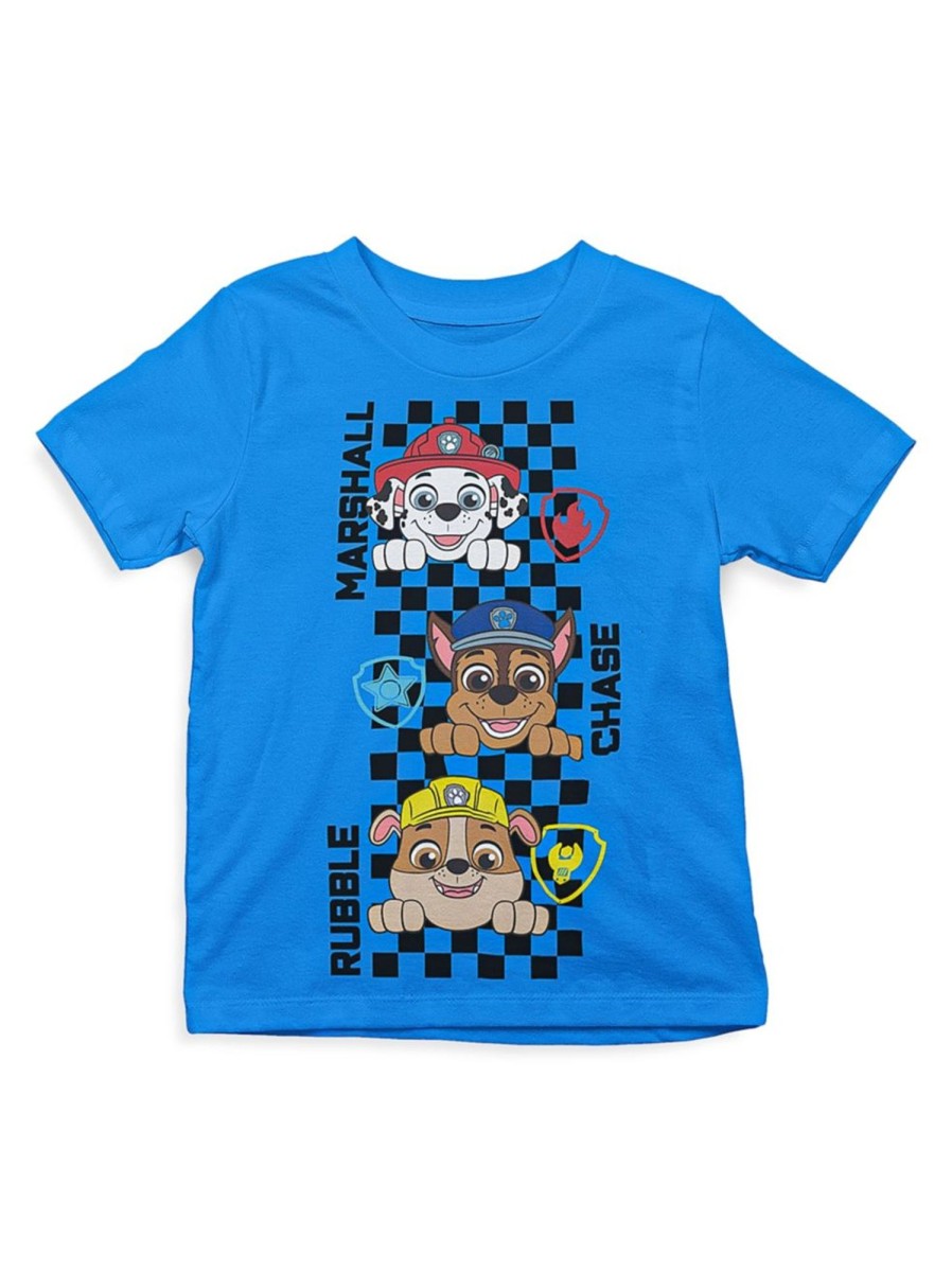 Kids & Baby Paw Patrol | Little Boy'S Marshall, Chase And Rubble Graphic T-Shirt