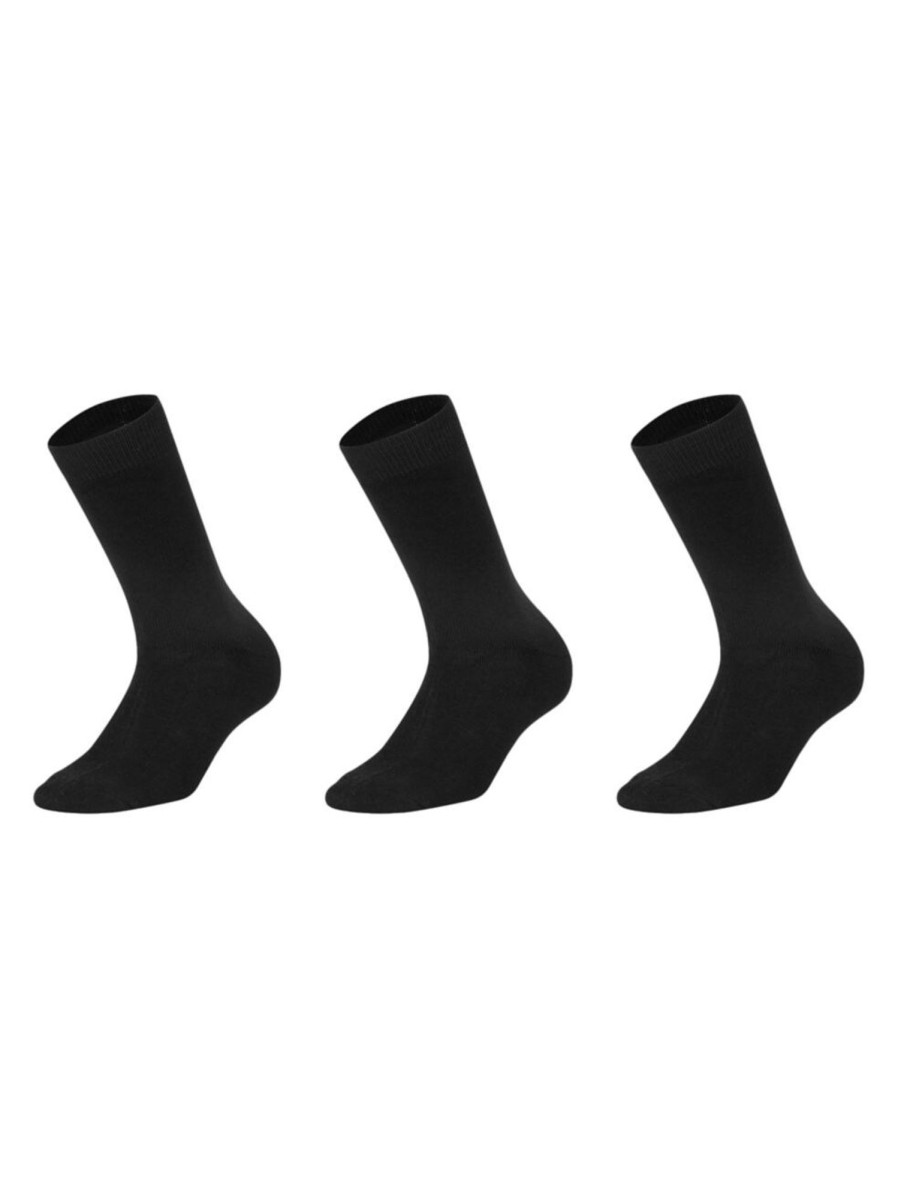 Men & Women Anko Underwear & Socks | Men'S 3-Pair Terry-Lined Casual Crew Socks