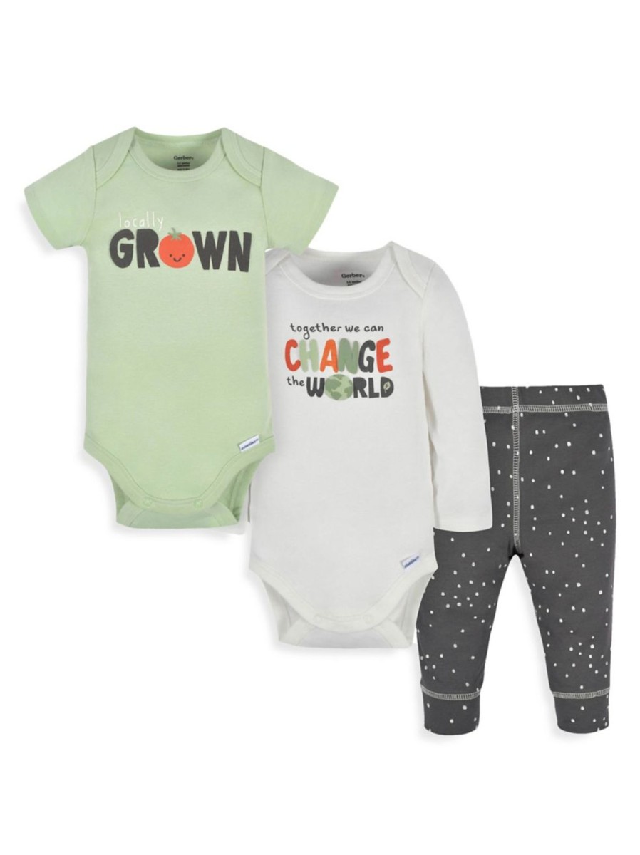 Kids & Baby Gerber | Baby'S 3-Piece Grown Take Me Home Set