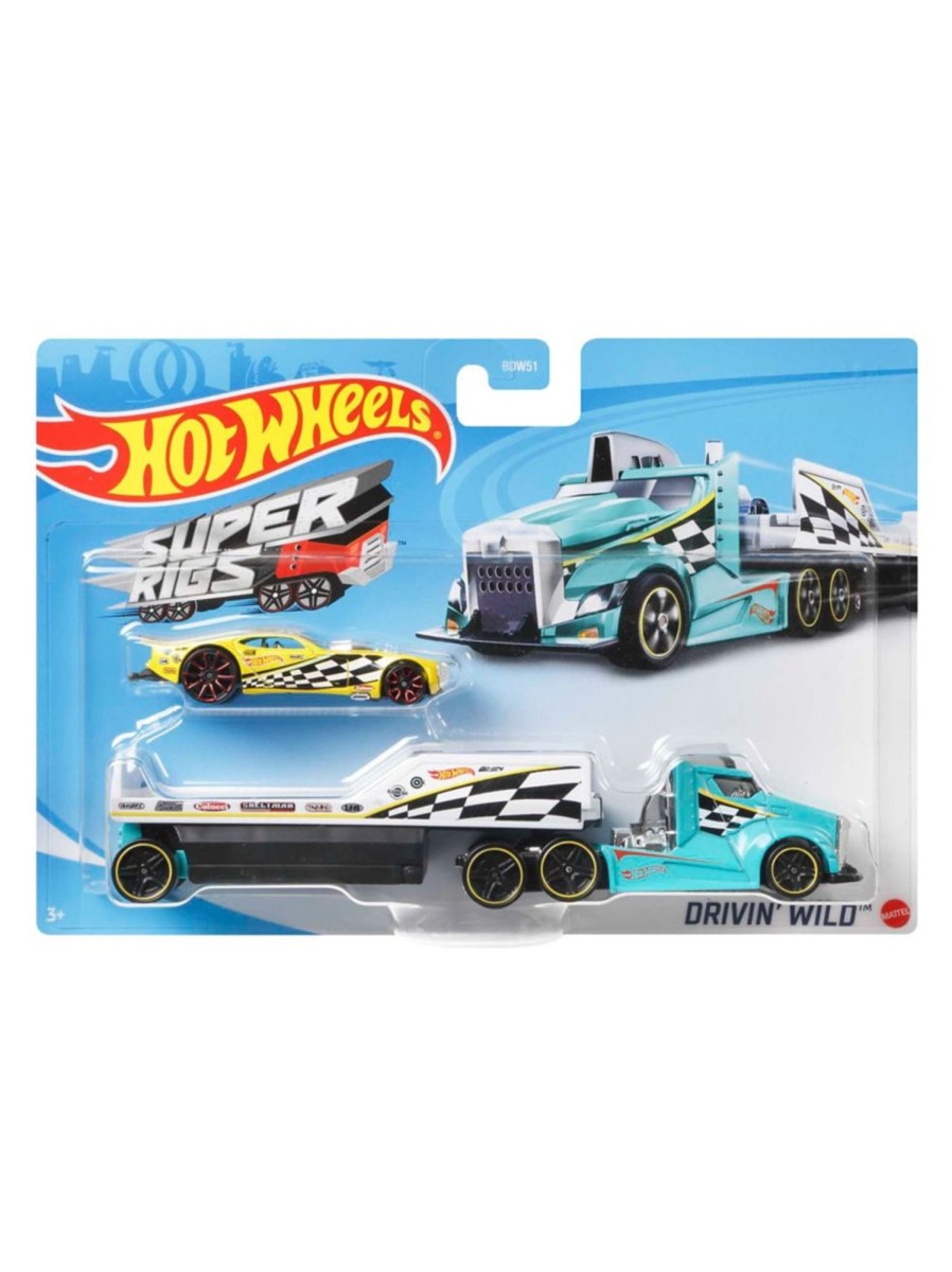 Toys Hot Wheels Trains & Vehicles | Super Rig Assortment