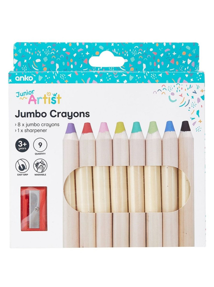 Toys Anko Arts & Crafts | 8-Pack Junior Artist Jumbo Crayons