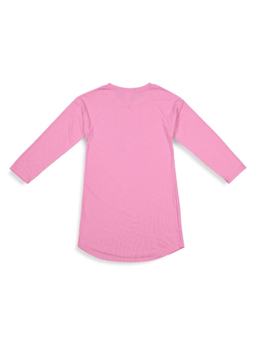 Kids & Baby Anko Toddler Girls | Little Girl'S Long-Sleeve Sleepshirt