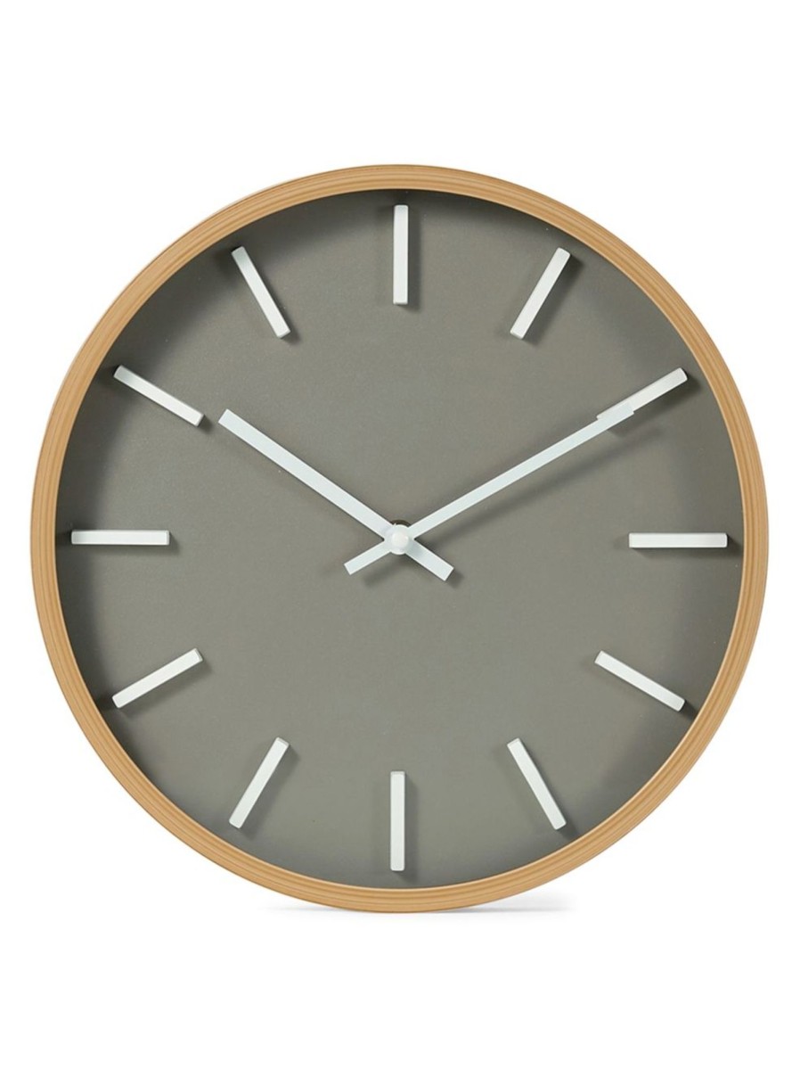 Home Living Anko Decorative Accents | Wood-Look Wall Clock