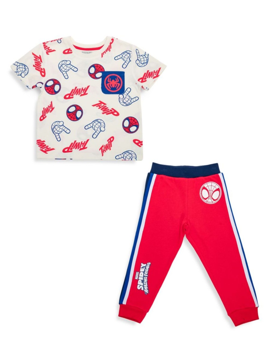 Kids & Baby Spider-Man | Little Kid'S 2-Piece Spider-Man Joggers Set