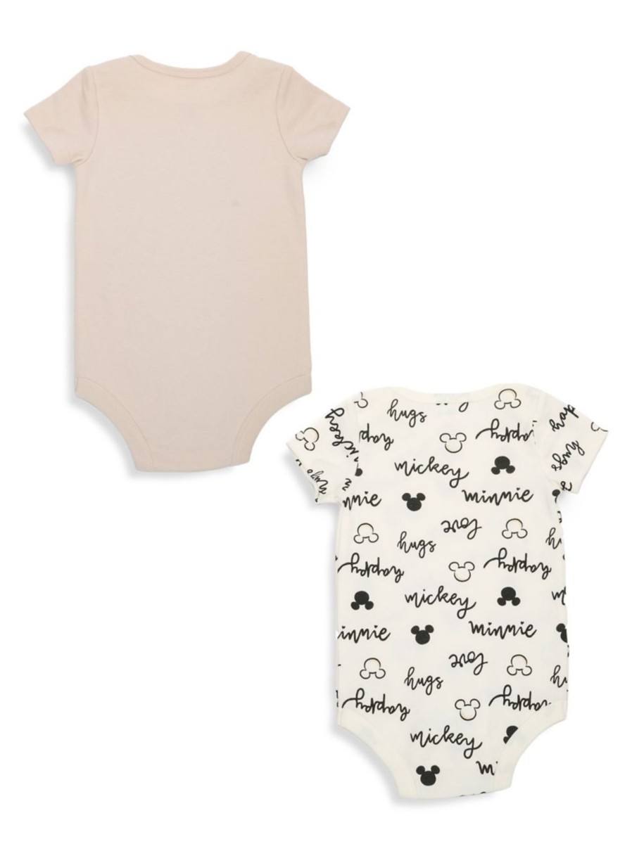 Kids & Baby MicWholesale Mouse | Baby'S 2-Piece Love Plus Hugs Romper Set