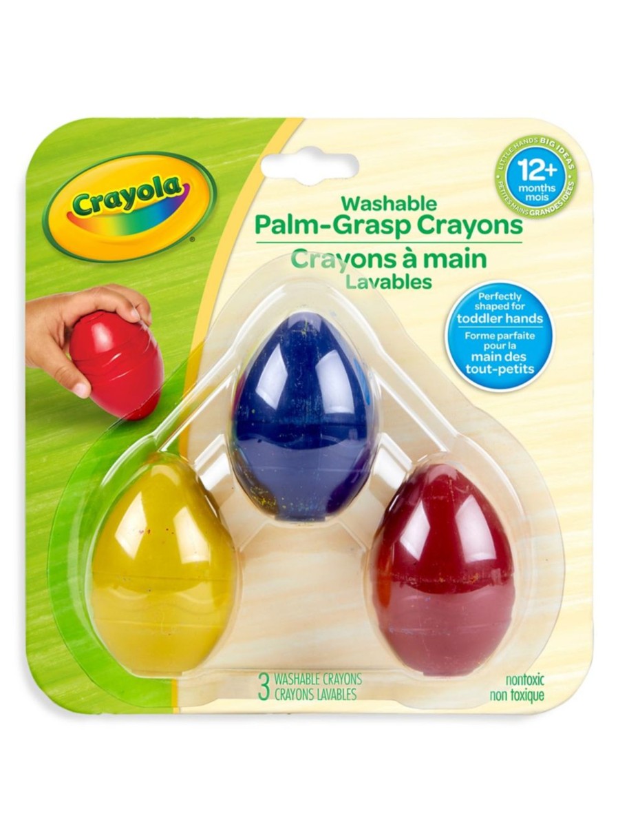 Toys Crayola Arts & Crafts | My First Crayola Washable Palm-Grasp Crayons